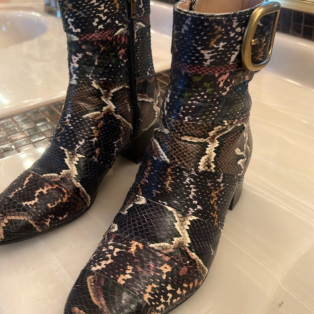 Coach leather multicolori ankle bouts